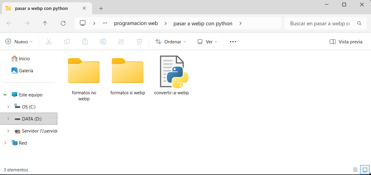 pasar imágenes a webp