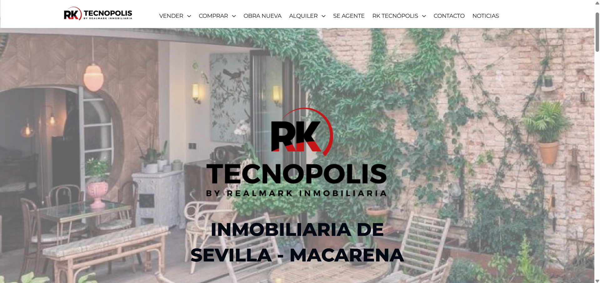 web para inmobiliarias